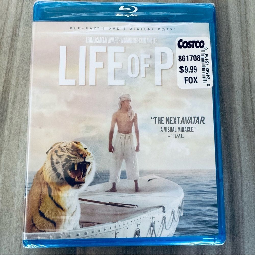 Life of Pi Blu-Ray DVD Movie